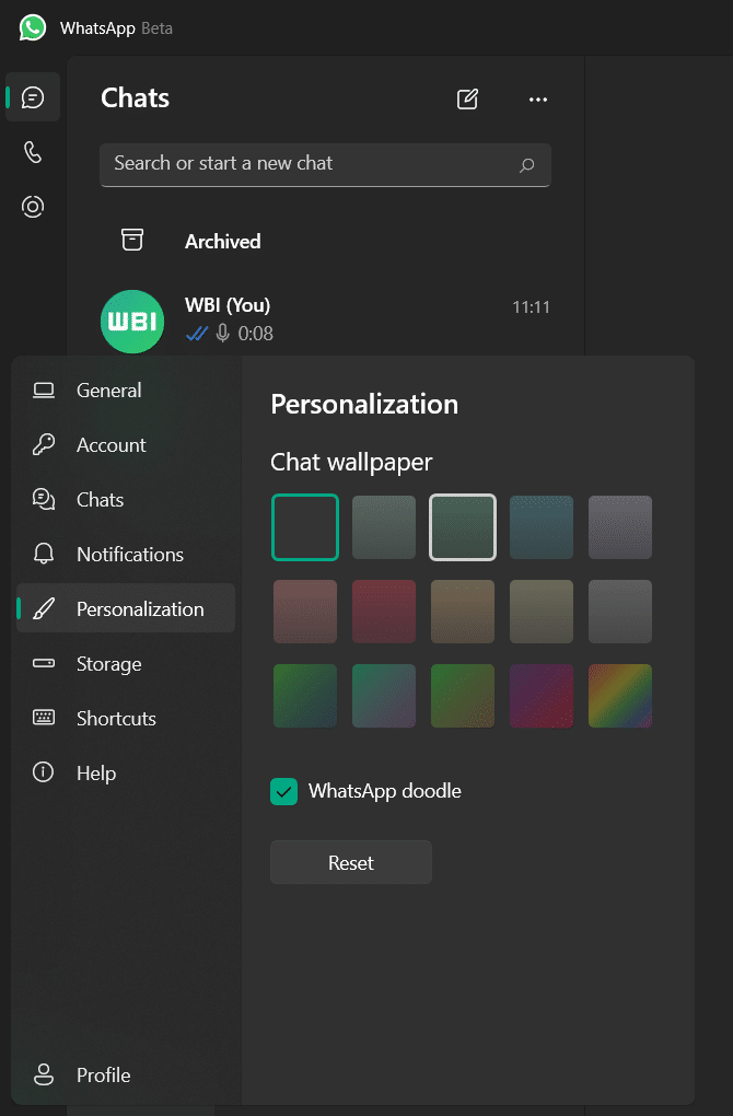 Aur Sunao - WhatsApp Desktop Will Feature Custom Wallpapers Soon